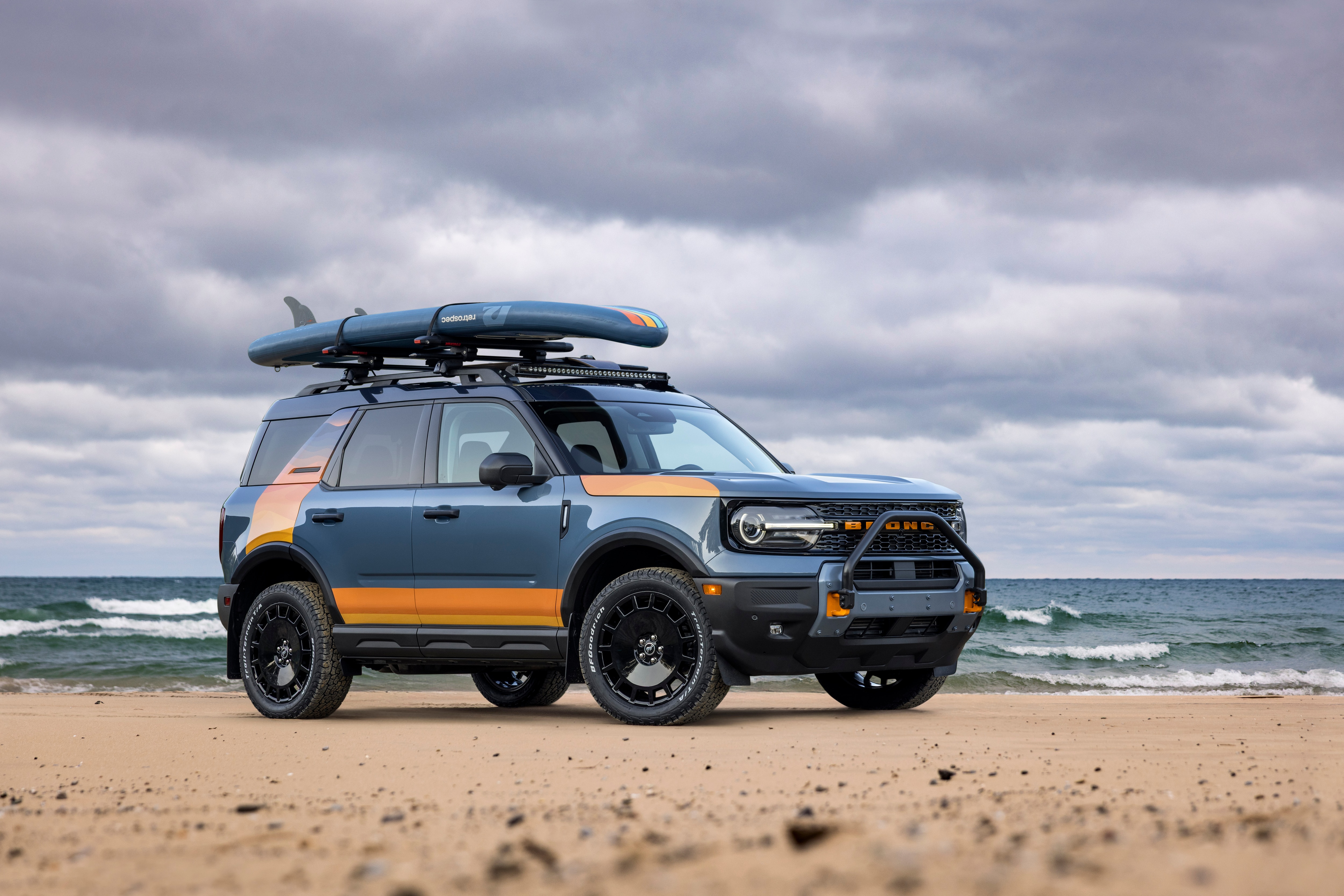 Bronco Sport Silver Lake Dunes project vehicle.